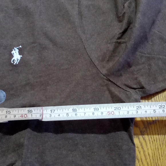 Ralph Lauren Polo Mens Shirt Large BROWN HEATHER NEW COTTON Long Sleeve - Picture 5 of 6